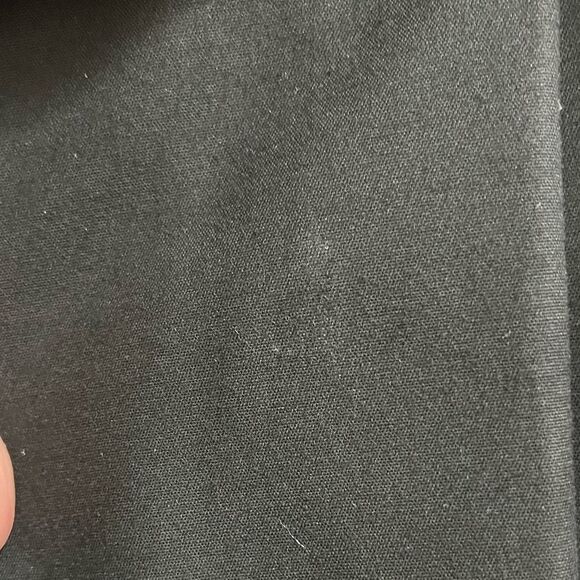 VTG Y2K REISS Black Fitted Pea Coat Blazer Jacket SZ XS Military Structured - Picture 6 of 7